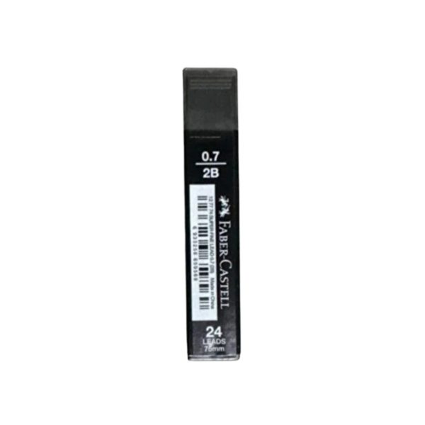 Süper Fine Kurşun Kalem Ucu (Min) T. Black 0.7mm 2B 75mm 24 Lü Tüp 1 adet