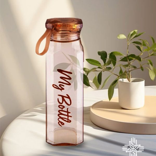 My Bottle Köşe Cam Matara 500 ML - Renk Seçenekli