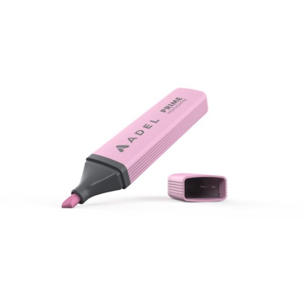Fosforlu Kalem Prime 2201 000116 Tekli Pastel Pembe Tekli
