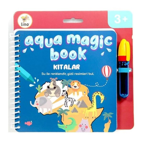 Aqua Magic Book Kıtalar Sihirli Boyama Kitap
