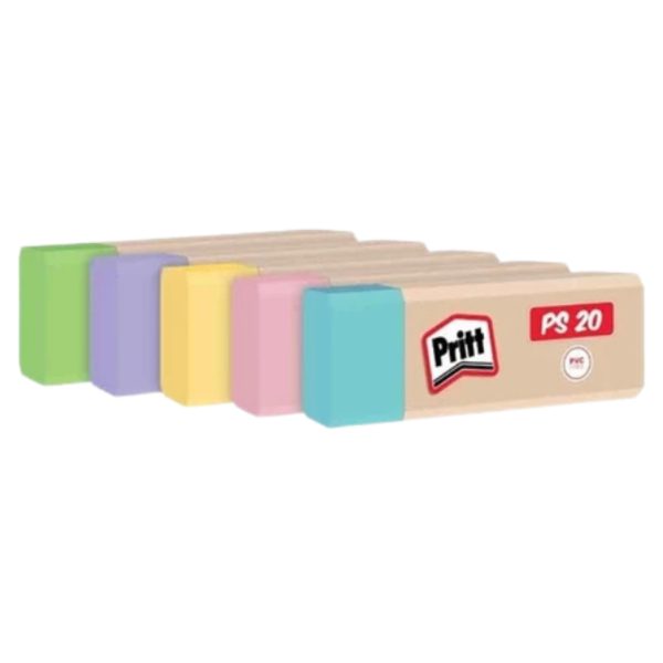 Silgi Pastel Ps-20 5'li Set Yeşil, Mor, Sarı, Pembe, Mavi