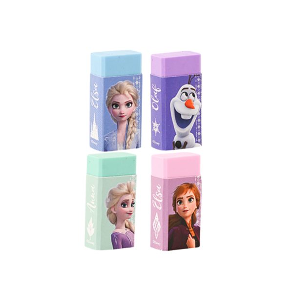 Silgi Dikdörtgen Frozen 4'lü Set Mavi, Mor, Pembe, Yeşil 40368
