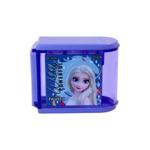 Kalemtıraş Frozen Hazneli 3 Bıçaklı Mor 44676