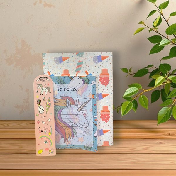 Ice Cream Temalı Defter, Unicorn Temalı To Do List, Kitap Ayracı
