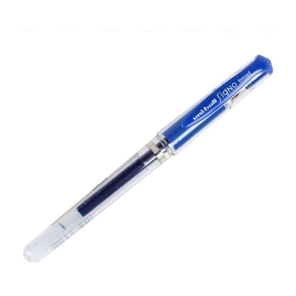 Roller Kalem Signo Broad Jel Bilye Uç Imza Kalemi 1.0 Mm Mavi Um-153 (12 Li Paket)
