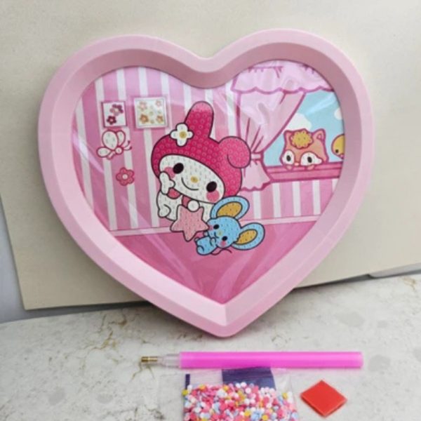 Kuromi, My Melody Kalpli Özel Tasarım Elmas Mozaik Boyama Seti Renkli Kendin Yap