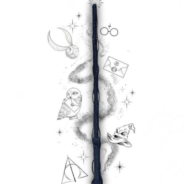 Harry Potter Asası Siyah