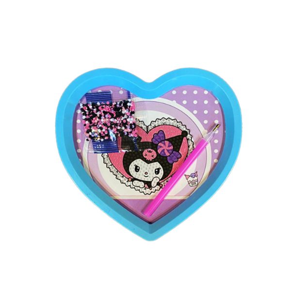 Kuromi, My Melody Kalpli Özel Tasarım Elmas Mozaik Boyama Seti Renkli Kendin Yap Mavi